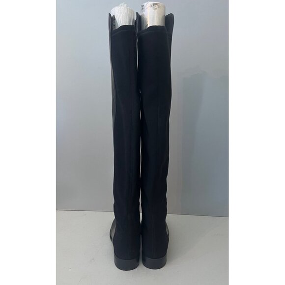 NWOT $850  Stuart Weitzman 5050 Black OTK Boots Size 5.5 - Picture 6 of 8